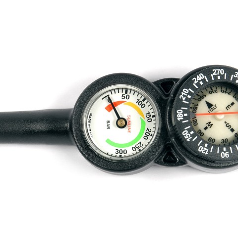 CSBM Compass | Scuba-diving console pressure gauge + compass